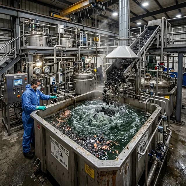 Hydrometallurgy & Battery Recycling