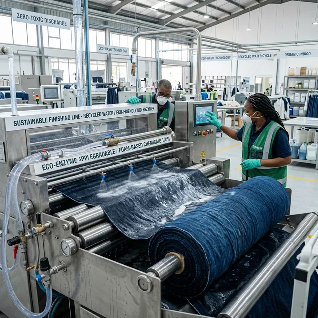 Denim Finishing & Garment Bleaching