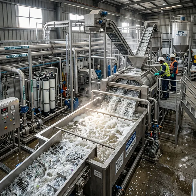 Post-Consumer Resin (PCR) Wash Lines